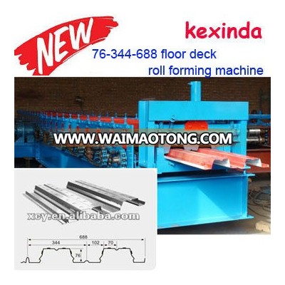 hot sell 76-344-688 floor deck plate cold roll forming machine